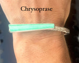 Chrysoprase Cuff Bracelet