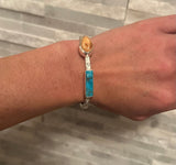 Elk Ivory Tooth & Kingman Turquoise