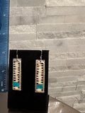 SOLD Porcupine Quill Inlay Dangles