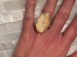 SOLD Fossilized Walrus Tusk Ring