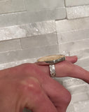 SOLD Fossilized Walrus Tusk Ring