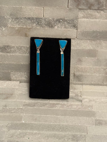 Gorgeous Kingman Turquoise Dangles